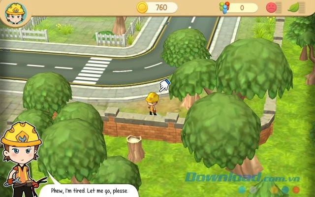 Giao diện game Chibi Town