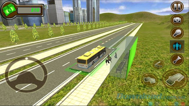 Dừng ở bến để đón khách