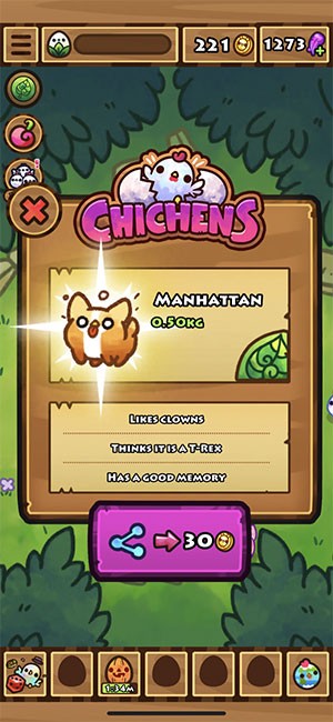 Mở khóa những loài Chichens mới