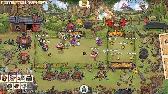 Quản lý tài nguyên, chăm sóc đàn gà và mở rộng khu thí nghiệm