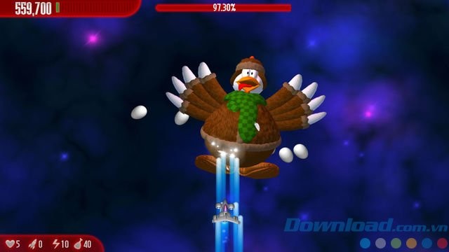 Thể hiện tài bắn súng diệt gà