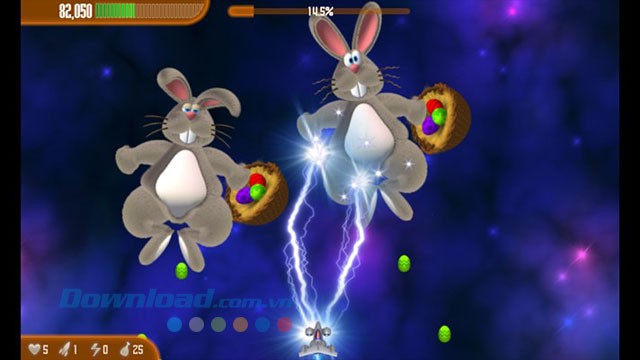 Hình ảnh thỏ Phục Sinh trong game