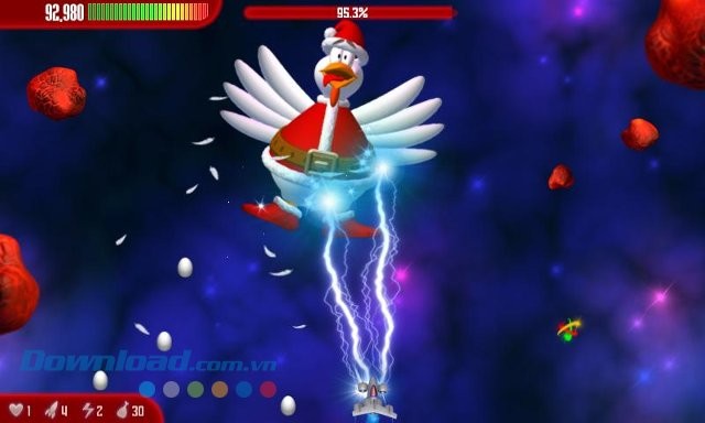 Chicken Invaders 3 Xmas - game bắn gà 3 phiên bản Giáng sinh