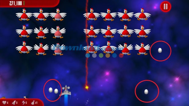 Tránh bom, trứng và gà