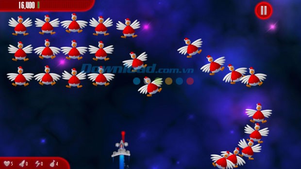 Đồ họa game Chicken Invaders 3 Xmas