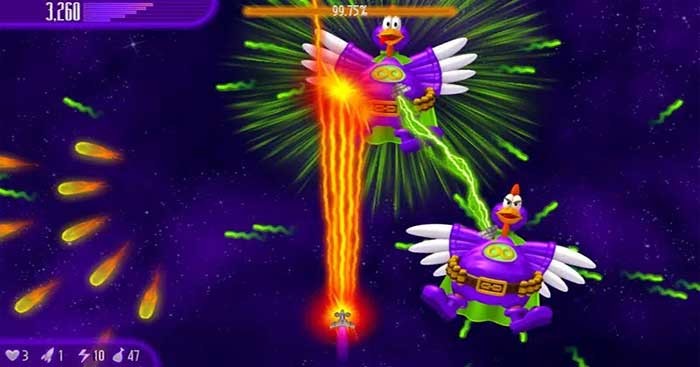 Chicken Invaders 4 tiếp tục từ nơi câu chuyện đang bị bỏ dở ở phần 3