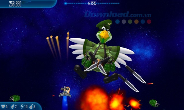 Boss gà trong Chicken Invaders 5