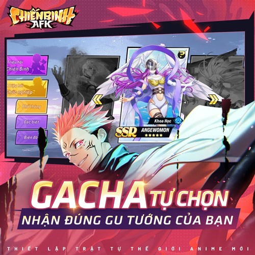 Gacha tự chọn. nhận đúng gu tướng của bạn