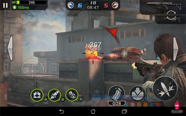 Giao diện game Chiến dịch huyền thoại