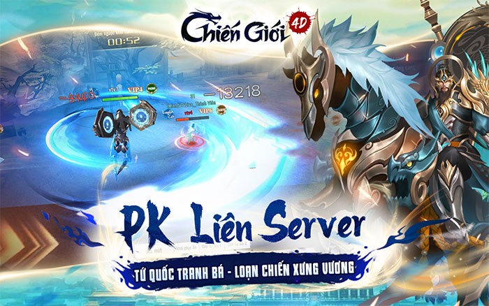 PK liên Server - Chiến Giới 4D cho Android