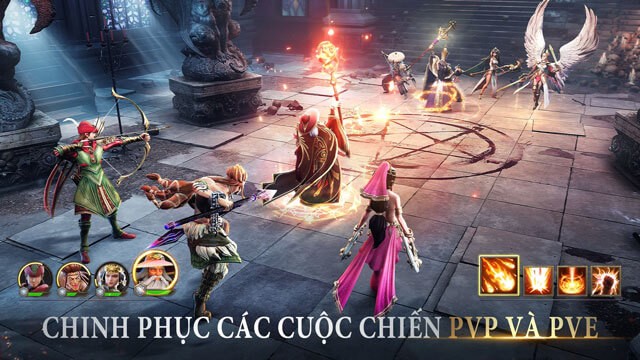 Chinh phục các cuộc chiến PvP, PvE