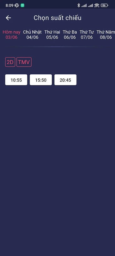 Đặt vé xem phim online