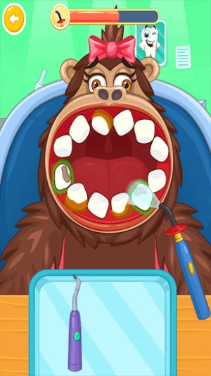 Bé trở thành bác sĩ nha khoa trong game Children s doctor dentist