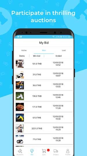 Tham gia vào những buổi đấu giá kịch tính