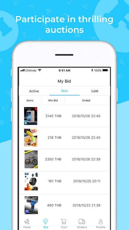 Tham gia các đợt đấu giá hồi hộp