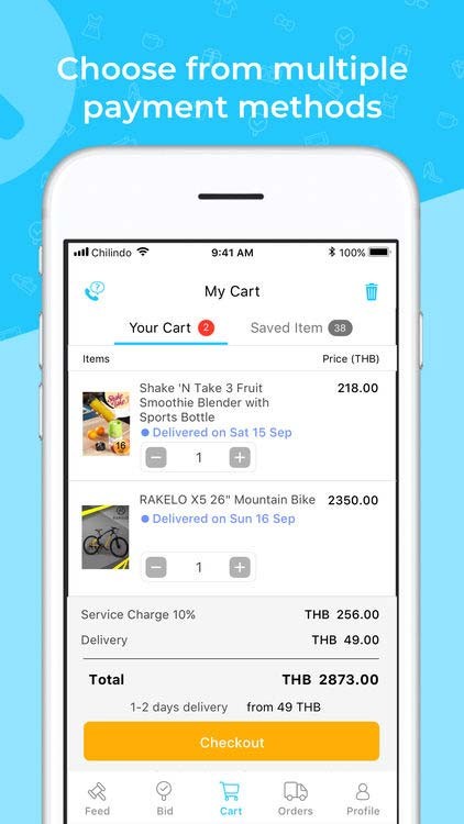 Chọn từ nhiều hình thức thanh toán khác nhau