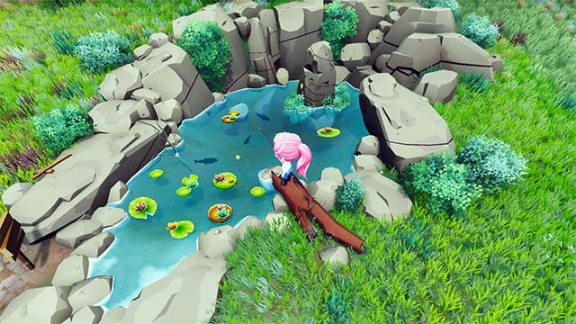 Bạn có thể câu cá, nấu ăn, bắt côn trùng cùng nhiều hoạt động giải trí nhẹ nhàng trong Chill Town game