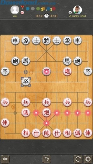 Hiển thị các nước đi có thể