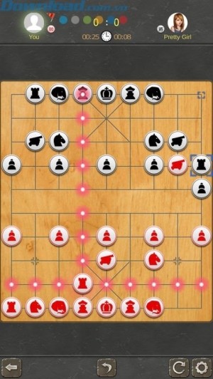 Chơi cờ với cô gái xinh đẹp và thông minh