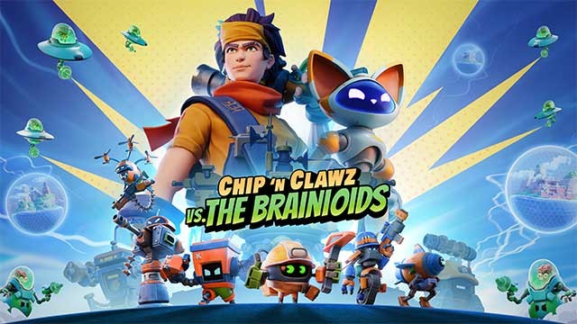 Chip 'n Clawz vs. The Brainioids là hành động chiến thuật sôi động