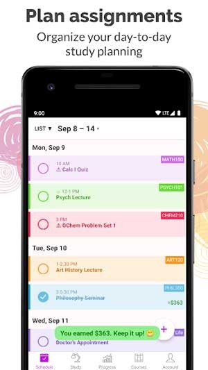 Sắp xếp kế hoạch học tập theo ngày