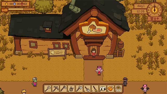 Chiwa Canteen là game quản lý quán ăn trong thế giới phép thuật