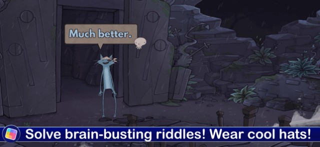 Giải quyết các câu đố và đội chiếc mũ cool ngầu