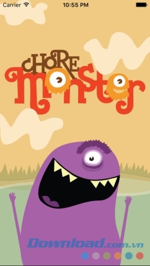 ChoreMonster cho iOS ứng dụng làm việc nhà