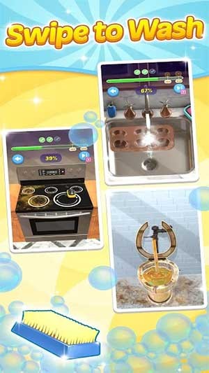 Lau chùi phòng bếp