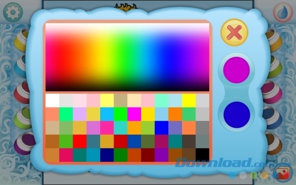 Christmas Coloring Pages cho Android tặng bé yêu một bảng màu hoàn chỉnh