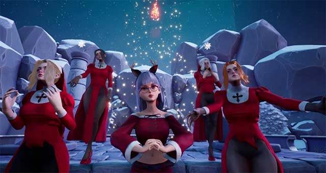 Game Christmas Land sẽ có các sự kiện ca hát và nhảy múa với ban nhạc Giáng sinh