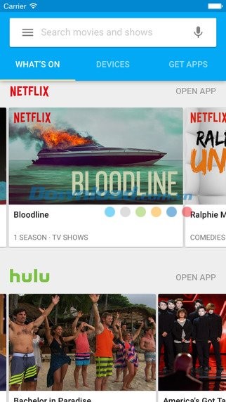 Tìm kiếm nội dung giải trí đa phương tiện