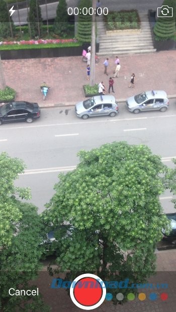 Màn hình quay phim của Chromic