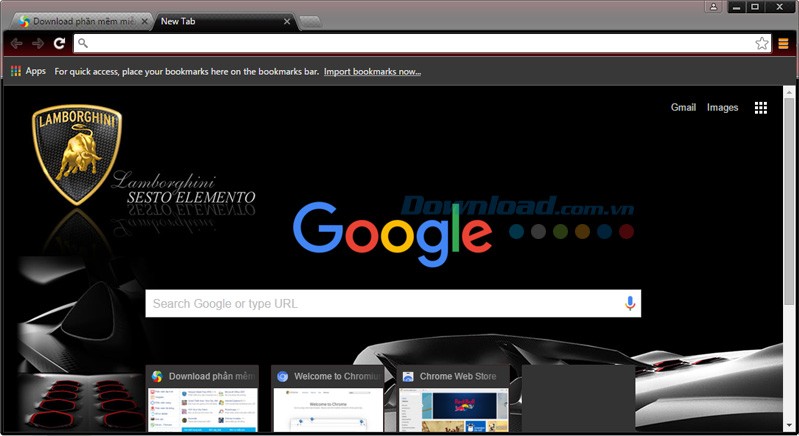Chromium hỗ trợ chủ đề