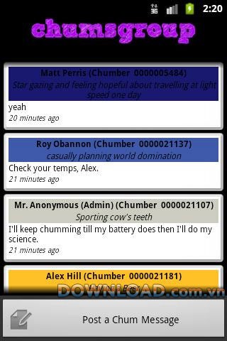 Chumsgroup for Android