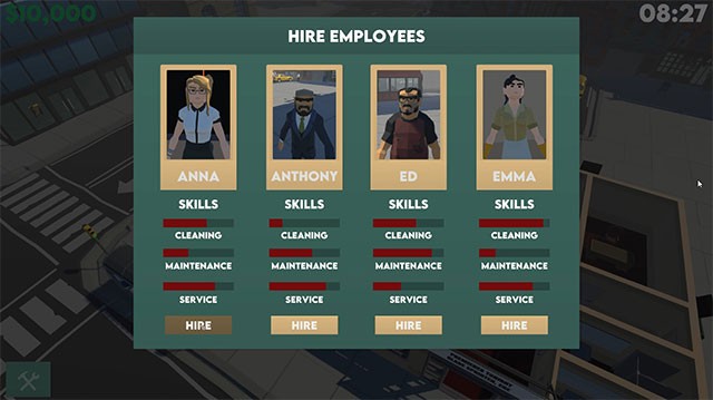 Tuyển dụng và quản lý đội ngũ nhân viên để vận hành rạp chiếu phim