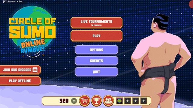Tham gia giải đấu trực tuyến trong game Circle of Sumo: Online Rumble!