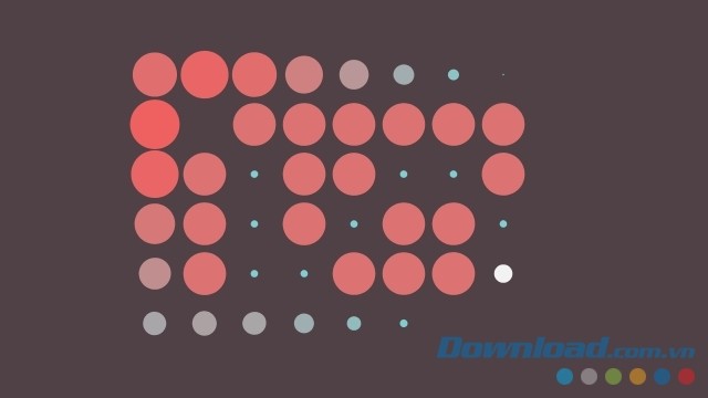 Di chuyển con trỏ chuột trong game vui Circles cho máy tính và Mac