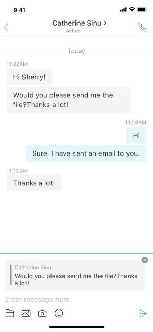 Trả lời tin nhắn