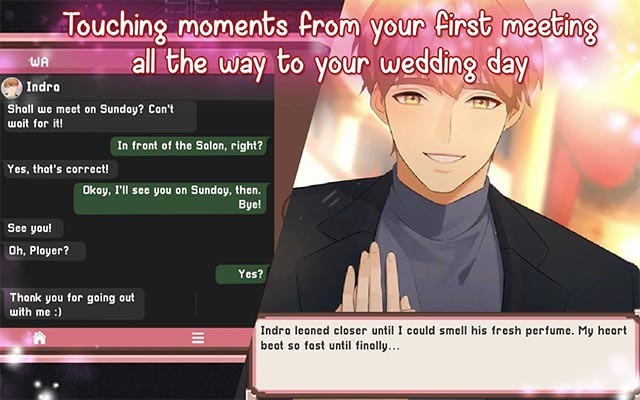 Tương tác với chàng trai trong mơ thông qua trò chuyện, câu cá, nấu ăn...