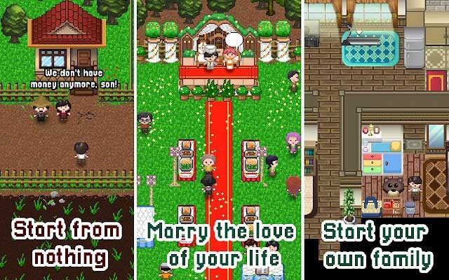 Bạn gây dựng cuộc sống, sự nghiệp và cả tình yêu, gia đình của mình trong game Citampi Stories