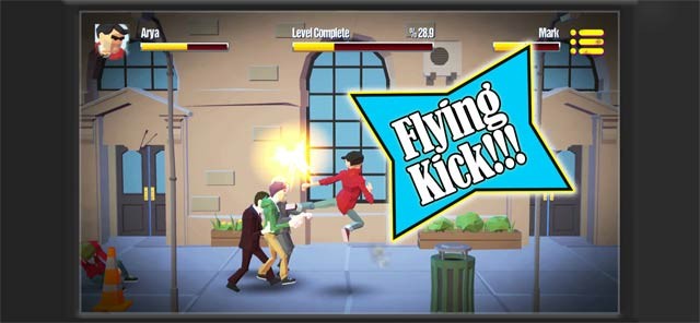 Thể hiện kỹ năng karate