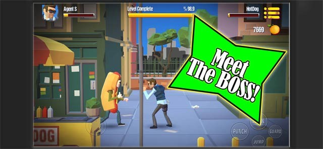 Đối đầu với boss