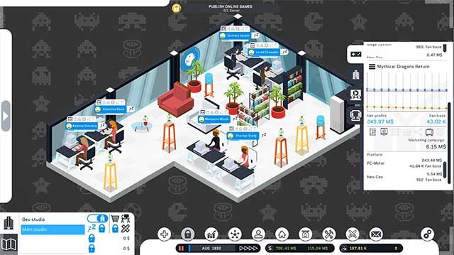 Phát triển và quản lý một cửa hàng video game