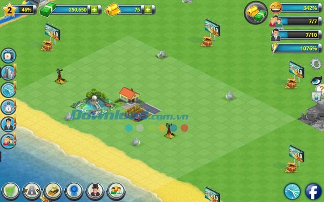 Giao diện game City Island 2 - Building Story