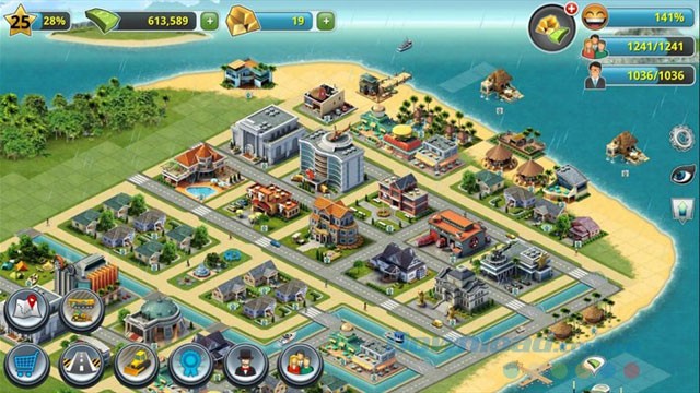 Giao diện game City Island 3