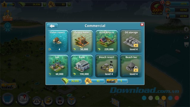 Các công trình thương mại