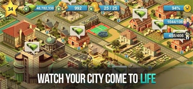 Xây dựng thành phố riêng của bạn trong City Island 4