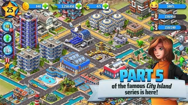 Game mô phỏng xây thành phố City Island 5
