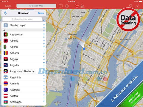 City Maps 2Go cho iOS